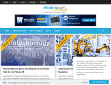 Tablet Screenshot of electropages.com